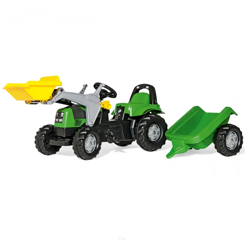 Traktor Rolly Toys Deutz-Fahr Kid z przyczepką