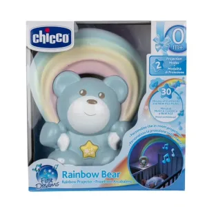 Miś z projektorem RAINBOW niebieski Chicco