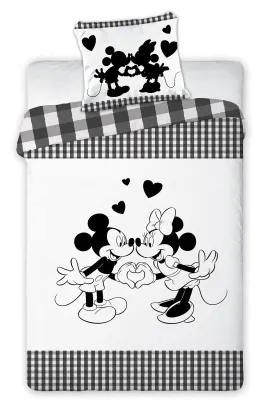 Pościel dla dziecka Faro 7255 Myszka Mini Miki Minnie Mickey Mouse Friends dwustronna 160x200cm