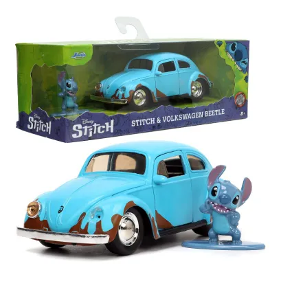 JADA Disney Volkswagen Beetle Stitch Figurka 1:32 Samochód Lilo