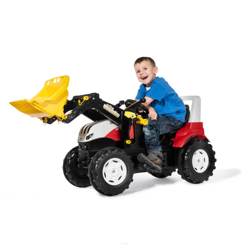 Rolly Toys Traktor rollyFarmtrac Steyr 6300 Terrus CVT z Łyżką na Pedały