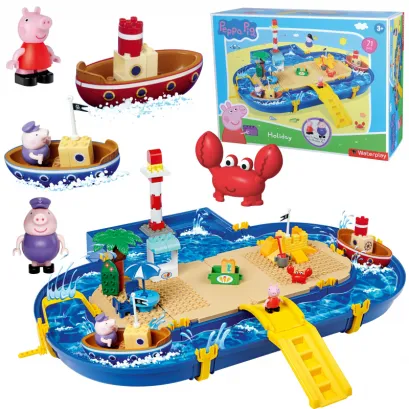 BIG Waterplay Holiday  Świnka Peppa Tor Wodny Piaskownica Wodna