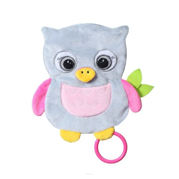 Przytulanka FLAT OWL CELESTE BABYONO szeleścik