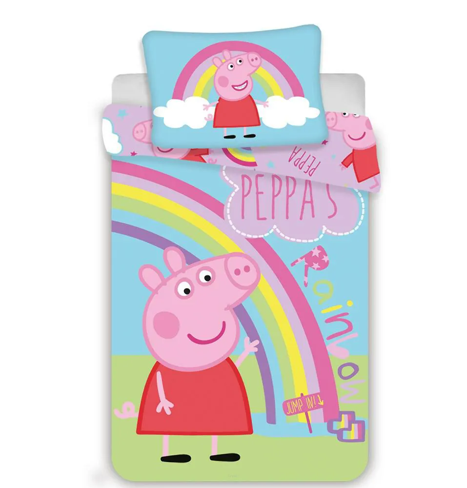 Pościel dla dziecka Jerry Fabrics Świnka Peppa 100x135cm